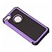 AGRIGLE Shock- Absorption/High Impact Resistant Hybrid Dual Layer Armor Defender Full Body Protective Cover Case Compatible with iPhone 5/5S/SE(2016) (Purple)
