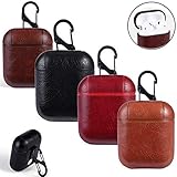 For AirPods Case Genuine Leather Protective Cover