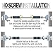 Pull Up Bar, Door Exercise Bar Without Screw Installation, Doorway Pull up Bar with Locking Mechanism, Workout Bar with Adjustable Width