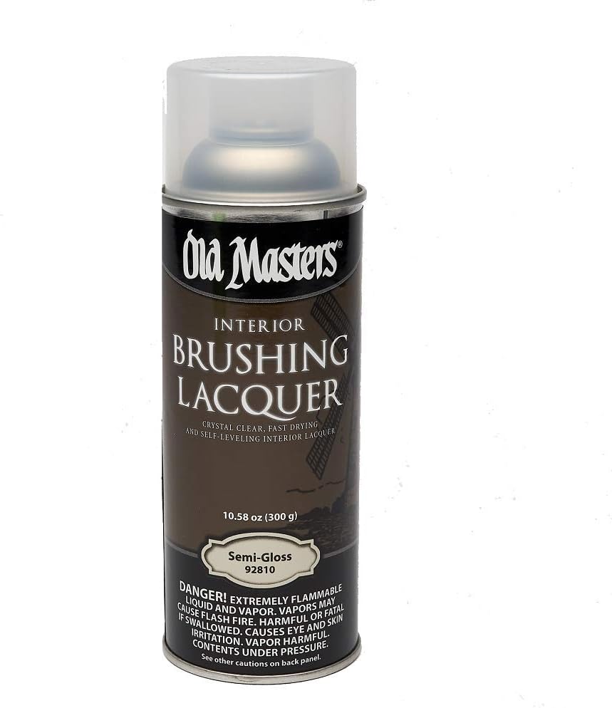 Old Masters 31904 10.58 oz. Semi Gloss Clear Wood Finish Spray (Brushing Lacquer)
