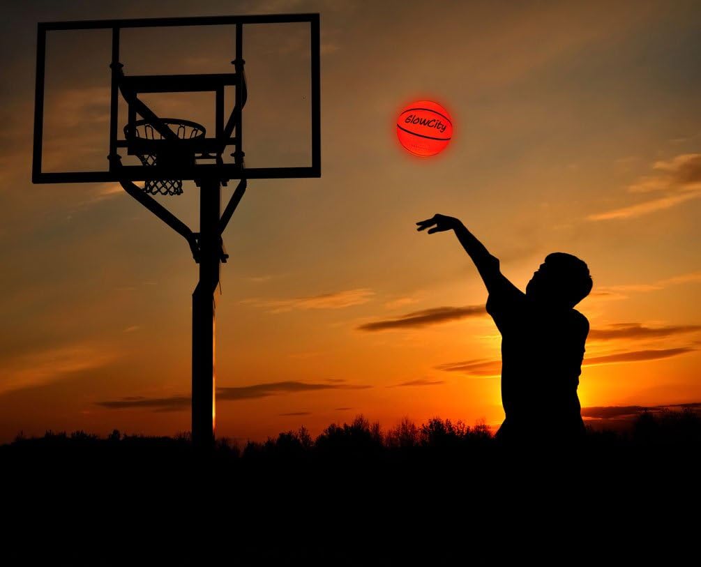 GlowCity Light Up Basketball-Uses Two High Bright LED's (Official Size and Weight): Toys & Games