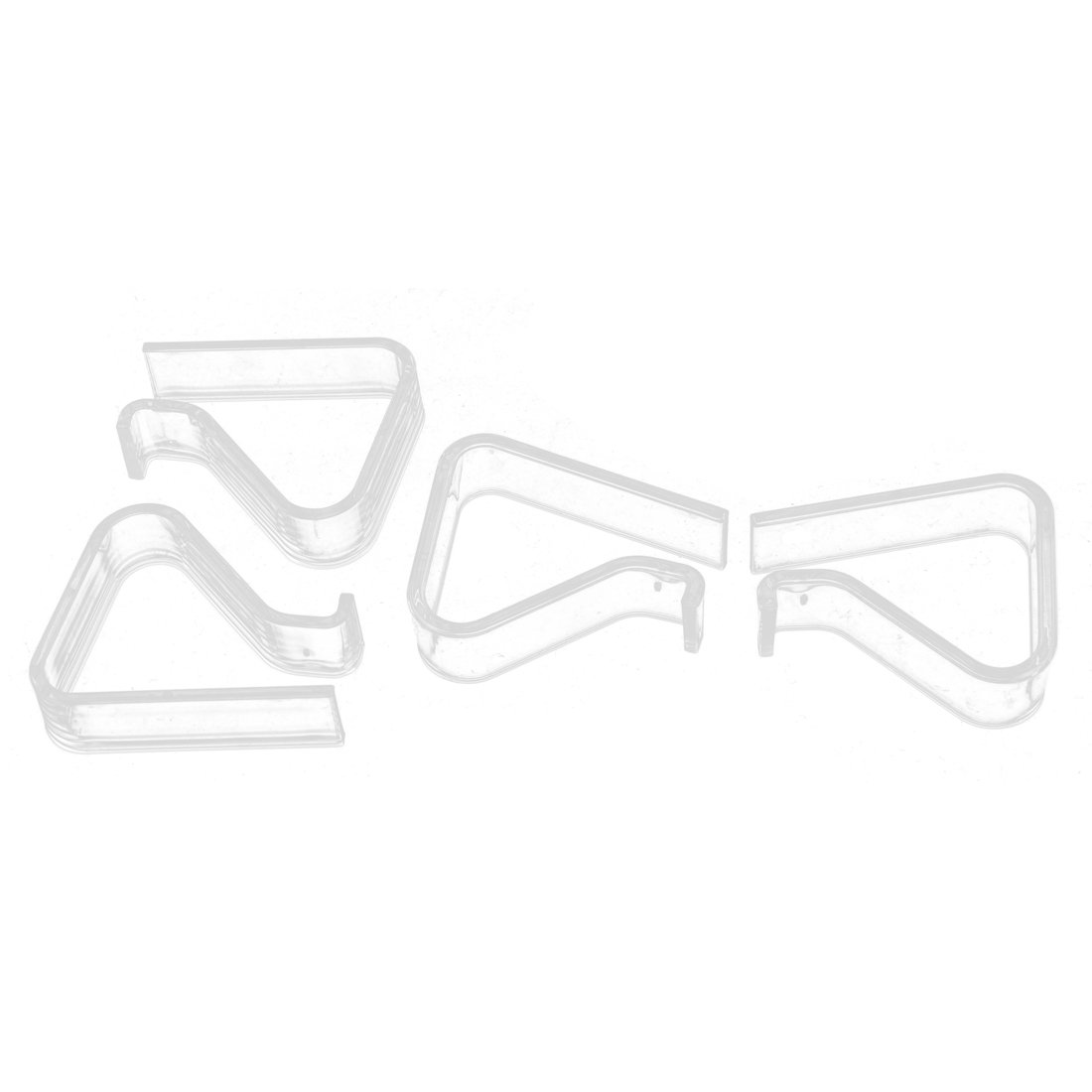 sourcingmap Wedding Party Picnic Table Cover Tablecloth Clips Clamp Holder 4 Pcs Clear