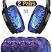 Geekria Flex Fabric Headphone Earpad Covers/Stretchable and Washable Sanitary Earcup Protectors. Fits 3"-4" Over-Ear Headset Ear Cushions/Good for Gym, Training (Diamond, 2 Pairs) primary