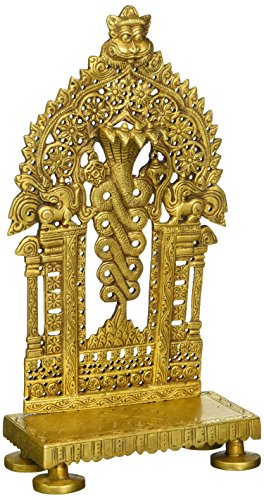 Aone India Naga Throne - Brass Statue + Cash Envelope (Pack Of 10)