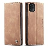 SXTBMR iPhone 11 Pro Max Wallet Case,PU Leather Flip Folio Case Cover with [Kickstand Feature] and Credit Card Slots+Side Cash Pocket with Durable and Slim for iPhone 11 Pro Max 6.5