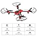 Metakoo D1 RC Toy Drone with 720P HD Camera, Big Outdoor/Indoor Helicopter with Carbon Fiber Arms, Quadcopter with Altitude Hold, 3D Flips, Headless Mode and One-key Return (Red)