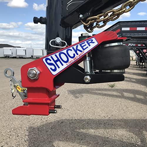 Shocker Gooseneck Air Hitch & Coupler for PJ Trailer, Square 4