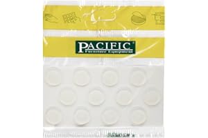 PACIFIC Glass Table Top Bumpers. Non Slip. Self Adhesive Pads Keeps Glass Table Top from Sliding!