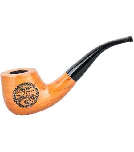 Amazon.com: Pulsar Shire Pipes - MINES OF MORIA Black Cherry Dublin Style Tobacco  Pipe - 5.5