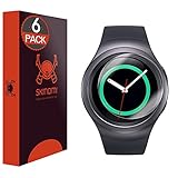 Samsung Gear S2 Screen Protector (52mm), Skinomi TechSkin (6-Pack) Full Coverage Screen Protector for Samsung Gear S2 Clear HD Anti-Bubble Film