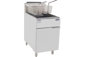 COOK RITE Atosa ATFS-75 (5) Burner Stainless Steel Full Pot Gas Fryer | 75 lb.