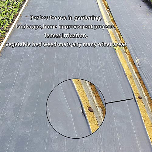 ADSRO Galvanized Garden Staples, Lawn Landscape Nail U-Pile Heavy Duty Fur Pin Fence Fence for Anchoring Fabric Weed Barrier Floor Cover 100Pack - Thumbnail 7