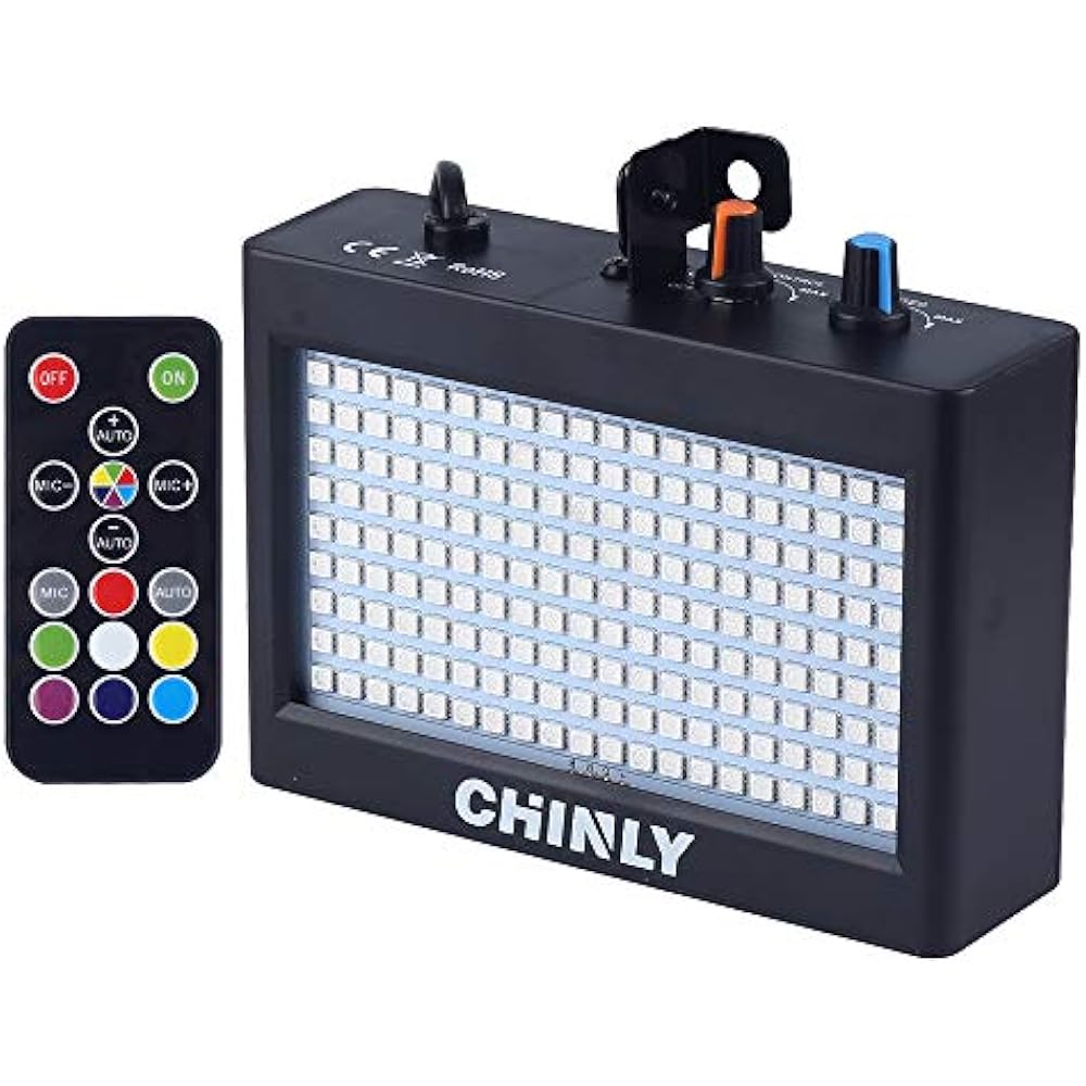 Strobe Lights, CHINLY Party Stage Lighting Super Bright Flash For