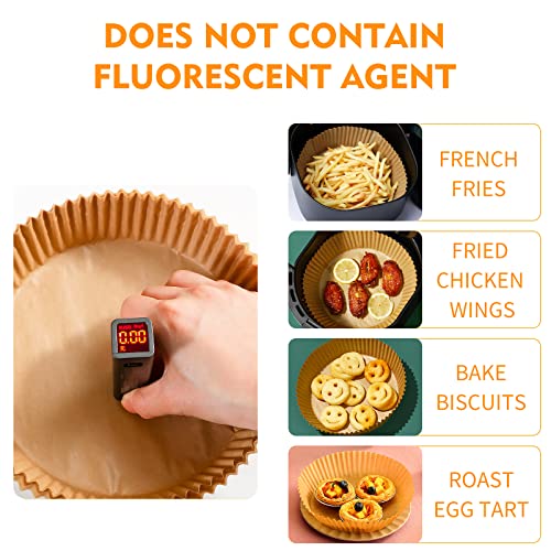 6.3inch Air Fryer Disposable Paper Liner,Parchment Paper for Air Fryer