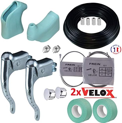 Brake Lever Set Hoods Cable Housing Guidoline Handlebar Tape Green Celeste Bianchi Color And Black Bike Vintage Amazon Ca Sports Outdoors