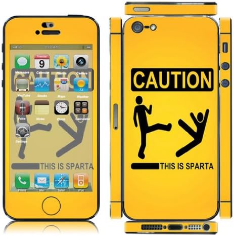 Iphone 5 Skin Sticker Decal Full Body Wrap Protection Vinyl This Is Sparta