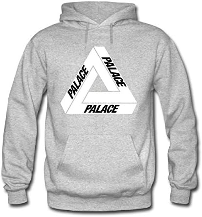 MAOBU Palace Skateboard Design Mens Hoodies Sweatshirts (XX-Large Grey)