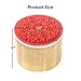 ItAll Wood Rubber Stamp Set of 6 with Floral Flower Pattern for Kids Scrapbooking Card Making