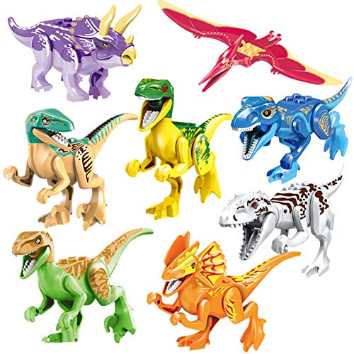 image for Burst 41pc Dinos Toy, Dinosaur Building Blocks Figures Toys,Jurassic P