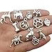 iloveDIYbeads 100g (70pcs) Craft Supplies Antique Silver Pet Dog Animals Charms Pendants for Crafting, Jewelry Findings Making Accessory for DIY Necklace Bracelet M152