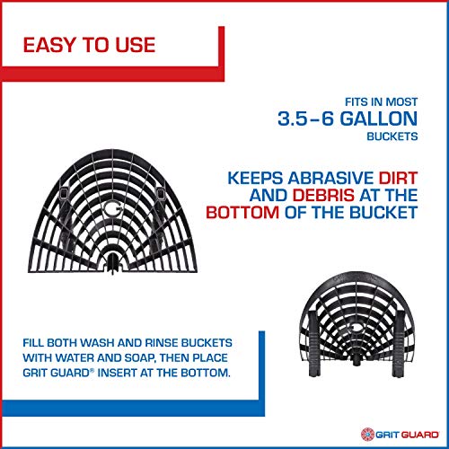 Grit Guard Washboard Bucket Insert Attaches to Grit Guard Insert