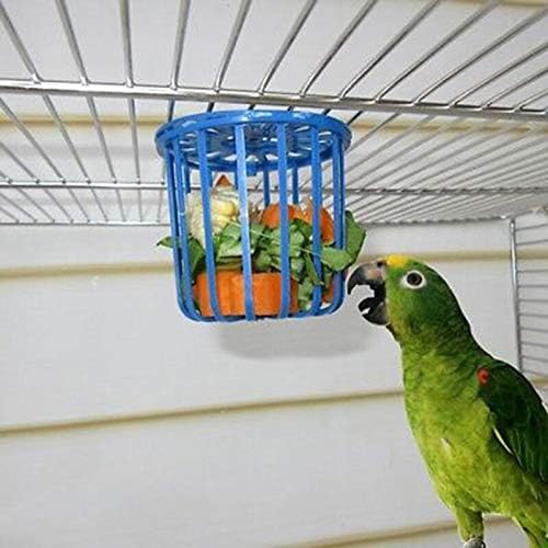 Amazon Com Gugulove 2pc Bird Parrot Feeder Cage Fruit Vegetable