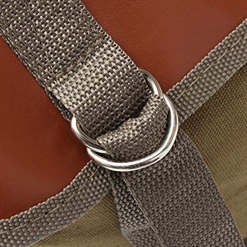 dDanke 1 Pair Canvas Bike Panniers Bag Multi Function Motorcycle Rear Bag Outdoor Storage Bag for Mountain Cycling Army Green 40X15X30CM
