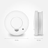 Smartwares Smoke Detector Optical Sensor 85 dB Test Button 10.044.62 view 3
