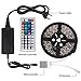 EyreLife LED Strip Lights Kit, 16.4ft 5m Dimmable Led Strips Waterproof SMD5050 RGB 300 LEDs Flexible LED Rope Lights with 44Key Remote+12V 5A Power Supply+IR Control Box