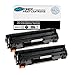 TonerPlusUSA New Compatible Canon 128 CRG128 Laser Toner Cartridge Replacement (Black, 2 Pack)