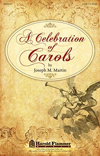Shawnee Press A Celebration of Carols Listening CD Composed by Joseph Martin Audio CD – 2012
