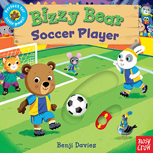 Bizzy Bear: Soccer Player: (Interactive Athletic Sports Board Book for Toddlers - With Sturdy Tabs and Slides to Push and Pull)