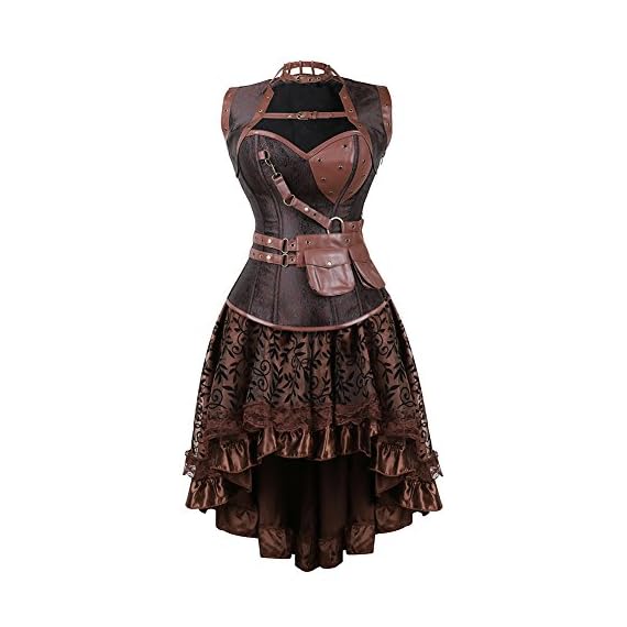frawirshau-Corset-Dress-Womens-Steampunk-Clothing-Vintage-Halloween-Costume-Gothic-Corset-Skirt-Set
