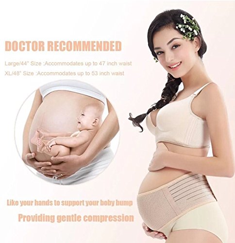 #1 Top Recommended Maternity Belt - Maternity Belt,Pelvic Support Belt for Pregnancy,Belly Band,Abdominal binder,Lower Back Support,Hip & Waist