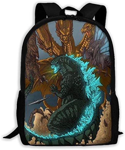 Godzilla 2 King Of The Monsters 2019 Multi-function Backpack College Bookbag