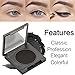 SACE LADY Pro Cake Eyeliner Powder, Long Lasting Water-Soluble, Waterproof, Smudge-Proof, Cruelty Free for Makeup Beginner and Pro Makeup Artist - 0.12 Oz (Black)