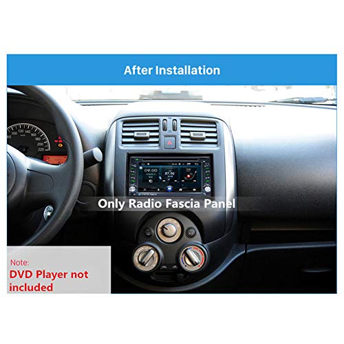HsgbvictS Car DVD Player Frame Other Vehicle Parts Storage Rack 2Din Universal Car Stereo Radio DVD Player Mounting Frame Install Bezel Panel - Thumbnail 6