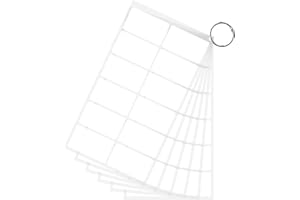 PPB Dry Erase Labels Sticky Notes for Containers, Reusable Waterproof Removable Stickers for Organizing, Freezer, Kitchens, C