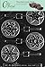 Cybrtrayd C151 Assorted Snowflakes Lolly Life of the Party Chocolate Candy Mold with Exclusive Cybrtrayd Copyrighted Chocolate Molding Instructions