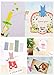 Jiarui Washi Tape Set Gold Recollections-Glitter Decorative Great Gift for DIY Scrapbook Photo Album Decorations 50 Rolls