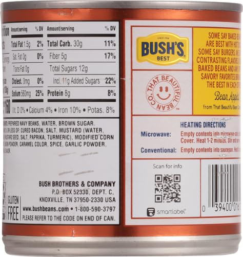 BUSH’S BEST ORIGINAL BAKED BEANS, 16 OZ