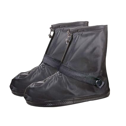 Iphyhe Rain Gear Shoe Covers Boot Overshoes Waterproof Lightweight Reusable Rubber Non Slip For Women Men For Travel Motorcycling Hiking Camping