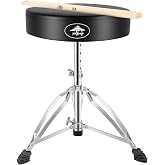 Foyarinal Drum Throne, Adjustable Height Drum Stool for Adults | Ergonomic and Comfortable Drum Seat for Adult Drummers and Musicians