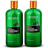Hair Growth Shampoo & Conditioner Set - Sulfate Free Shampoo Set for Hair Loss & Thinning Hair - Best Fast Hair Regrowth Shampoo and Conditioner. For Women & Men All Hair Types 16.9 oz each bottle
