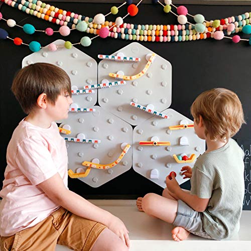 ORIBEL VertiPlay STEM Marble Run | Learning Toy | Stick & Play Wall Toy