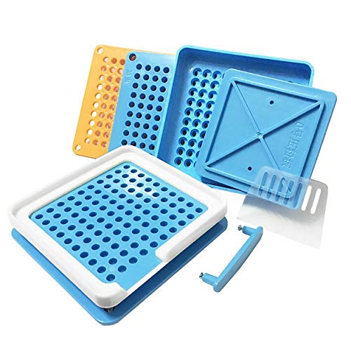 Capsule Holder Plate,Capsule Filler Machine Tray,Manual Powder Filling Machine for Size 00-100 Holes with Powder Block&Tamper Capsule Holder Plate,Capsule Filler Machine Tray,Manual Powder Filling Machine for Size 00-100 Holes with Powder Block&Tamper