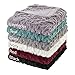 Comfort Spaces Faux Fur Throw Set-Fluffy Plush Blankets for Couch and Bed-Lavender Size 50