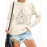 Eatbook Happiest Place On Earth Sweatshirts for Women Graphic Magic Castle Family Vacation Pullover Shirt Casual Tops