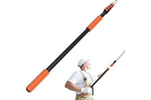 SISUPASSIE Telescoping Extension Pole, Reach to 26FT Telescoping Pole Multi-Purpose 5-20FT Lightweight, Sturdy with Universal