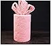 Adeeing 6 Inch x 25 Yards Vintage Lace Roll Floral Lace Ribbon for Tutu Skirt Fabric Table Runner Chair Sash DIY Wedding Party Bridal Shower Decorations Gift Bow Craft Orange Pink